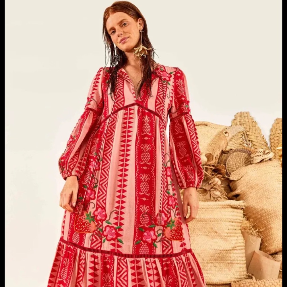 Farm Rio strawberry maxi